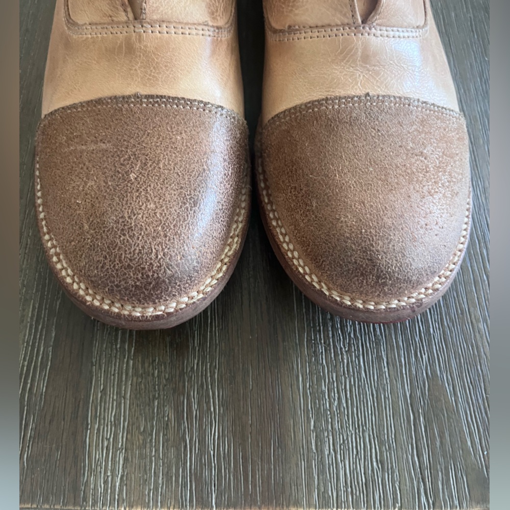 BED|STU NEW Women’s Rose Slip on Loafer size 9 Bone Dip Dye - Picture 5 of 8